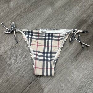 Burberry Vintage Check-Trim Bikini Bottom